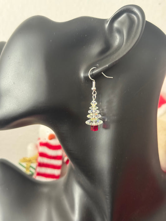 Crystal Evergreen Earrings