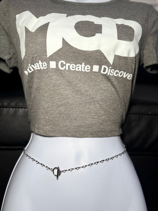 Unwavering Love waist chain Silver